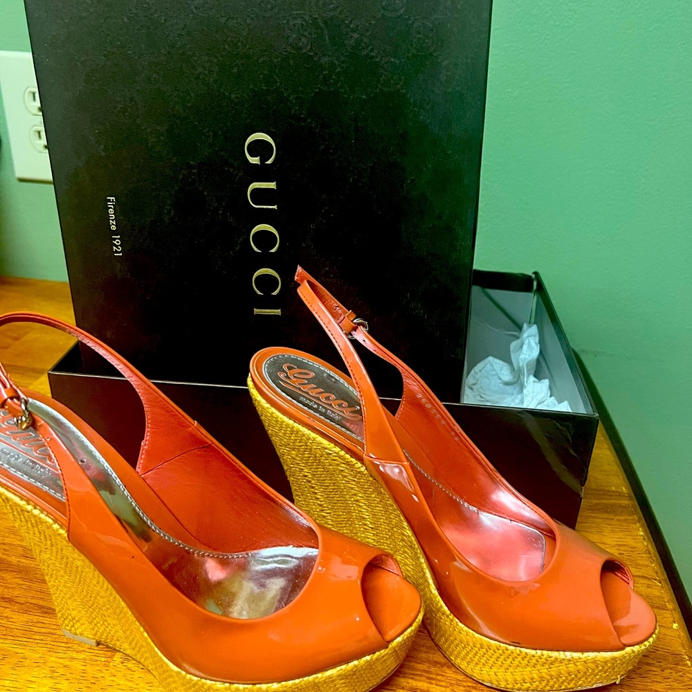 Gucci wedges